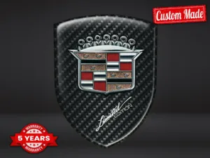 Cadillac Sticker Cupola Stile Tuning Badge Sport Cupola